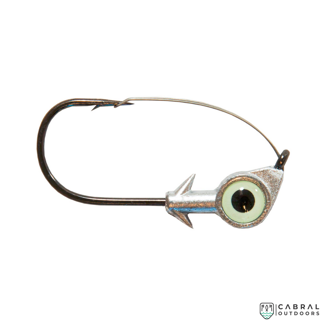 Zman Weedless Eye™ Jigheads 1/4oz-1/8oz 3pcs/pack Jig Head Zman Cabral Outdoors