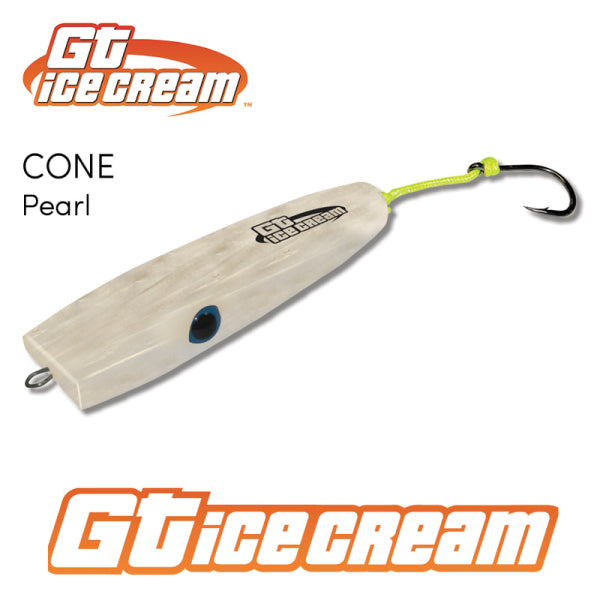 GT Ice Cream Skinny Needle Nose Lures 3oz / Pearl White