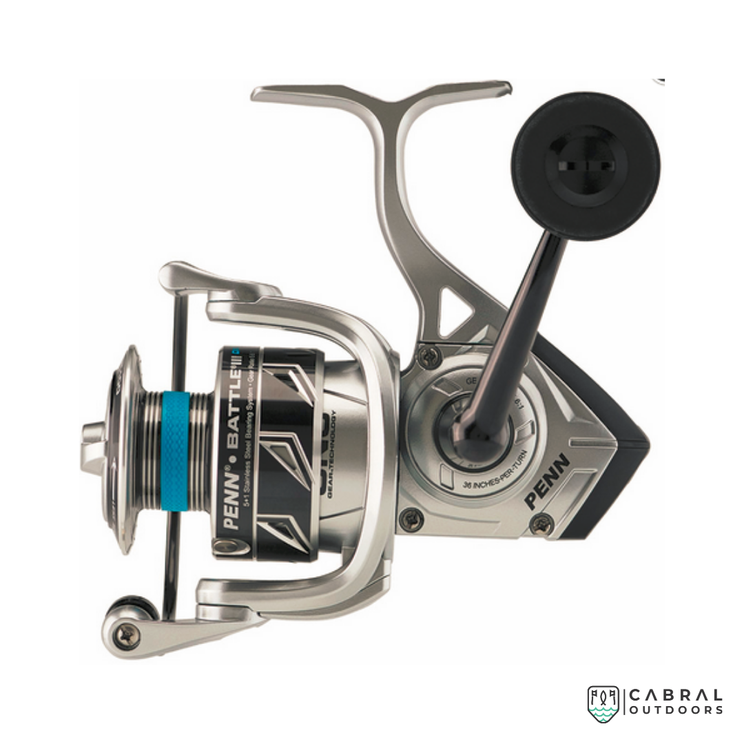 PENN Battle III DX 2500-8000 Spinning Reel Spinning Reels Penn Cabral Outdoors