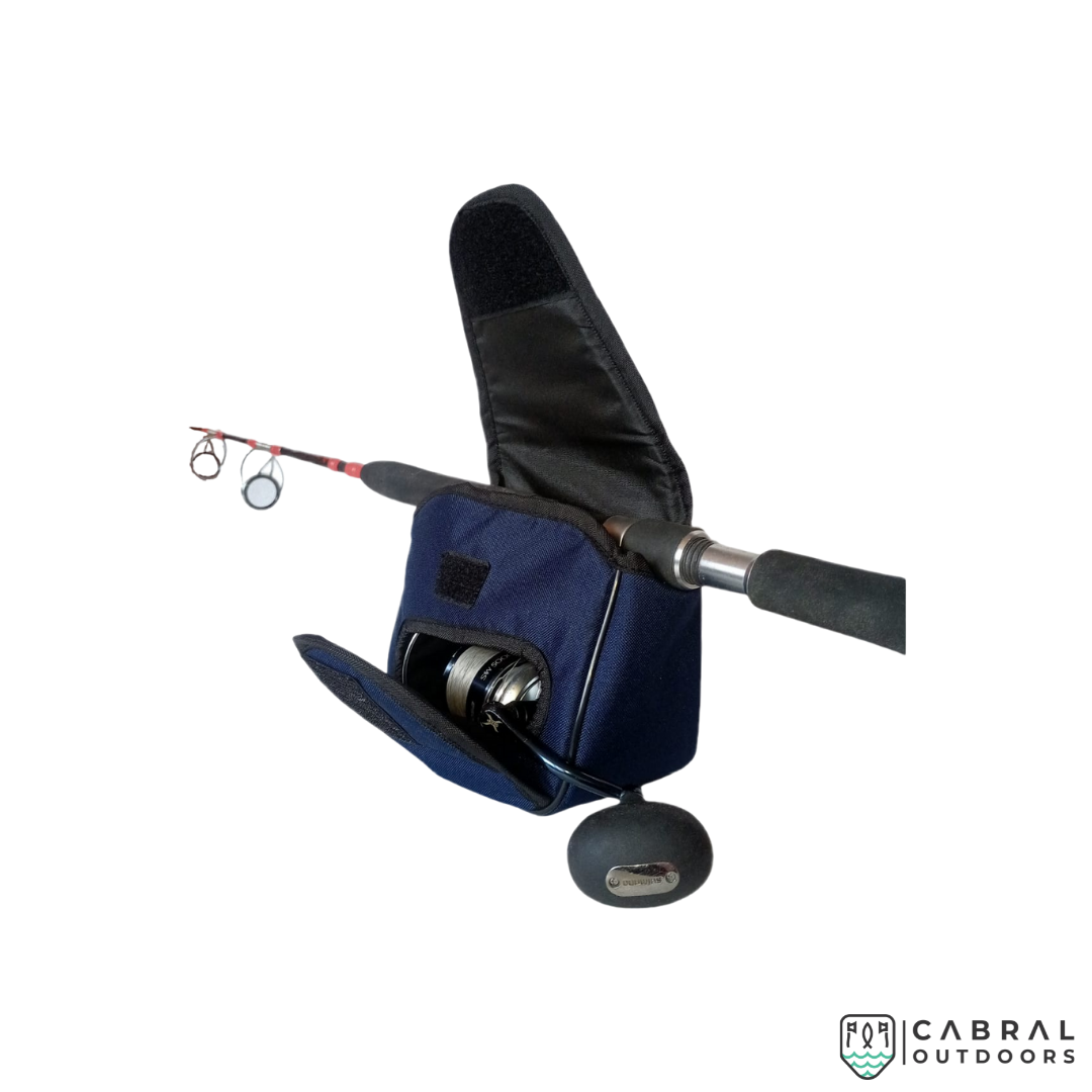 Scaless Premium Reel Pouch With Rod Holder Reel Pouch Scaless Cabral Outdoors