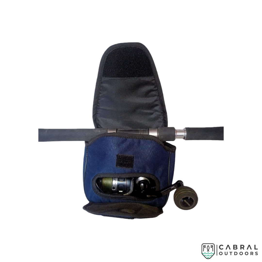 Scaless Premium Reel Pouch With Rod Holder Reel Pouch Scaless Cabral Outdoors