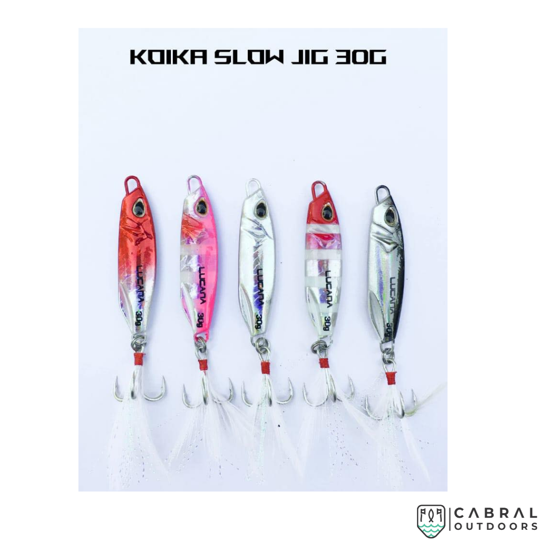 Lucana Koika Slow Jig (with hook) | 15g -30g Jigs Lucana Cabral Outdoors
