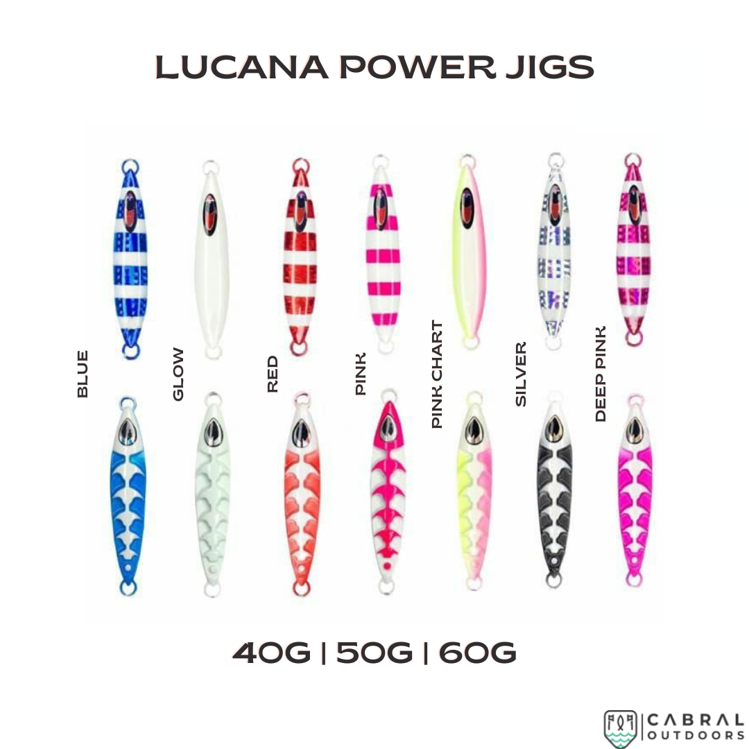 Lucana Power Jigs | 40g| 50g and 60g Jigs Lucana Cabral Outdoors
