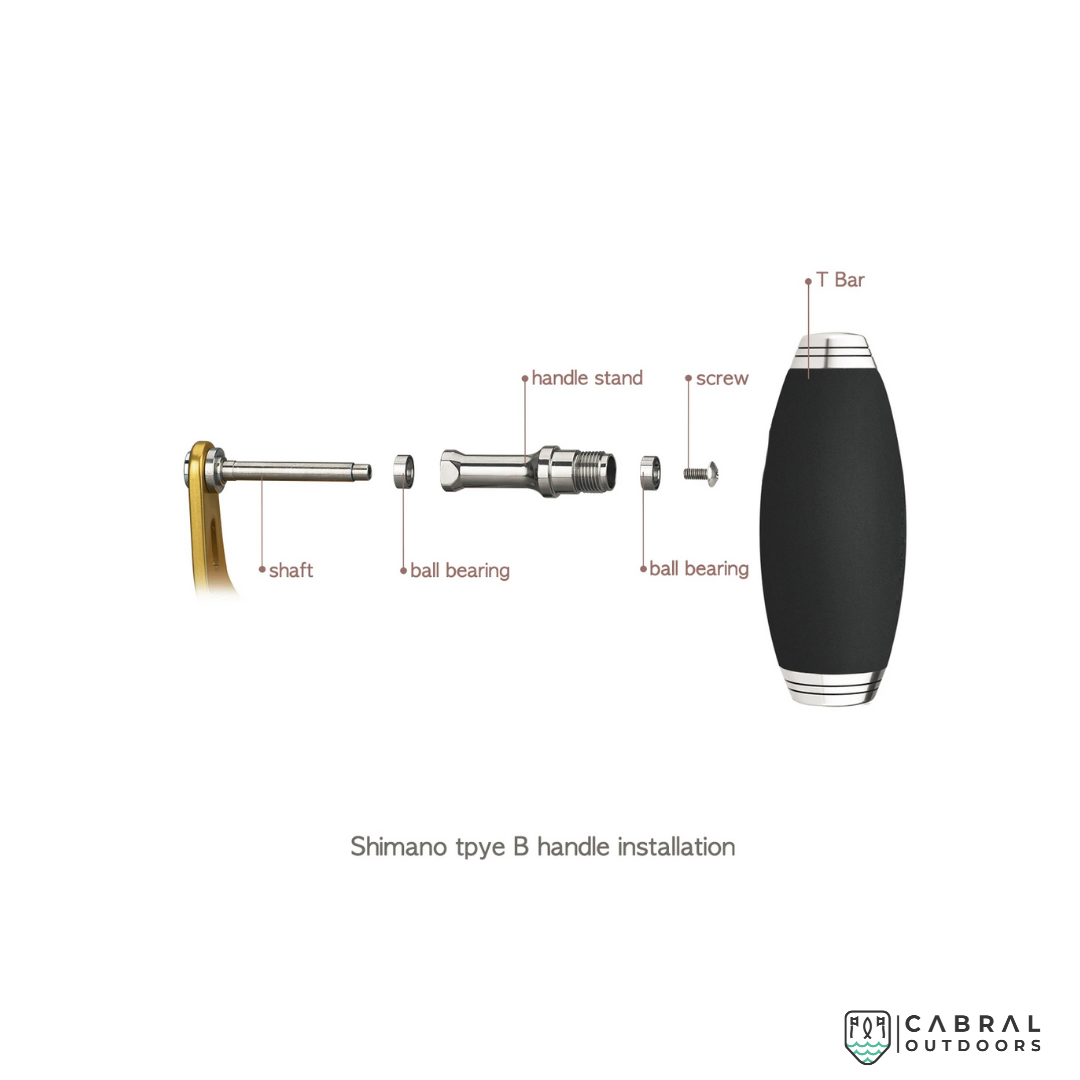 Gomexus EVA T-bar Handle Knob | Size: 85mm Others Gomexus Cabral Outdoors