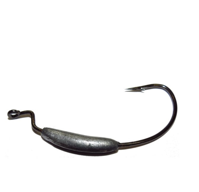 Lures Factory Center Weight Hook, Size 2/0, 3/0 | 3 per pack Worm hook Lures Factory Cabral Outdoors