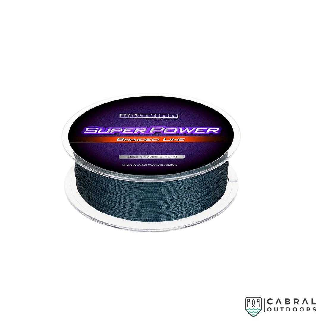 KastKing Superpower X4 Braided Fishing Line 20-50lb | 300m Braided Line Kastking Cabral Outdoors