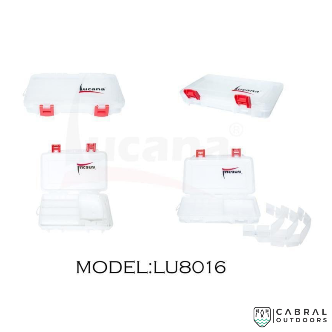 Lucana Slotted Tackle Box Tackle Box Lucana Cabral Outdoors