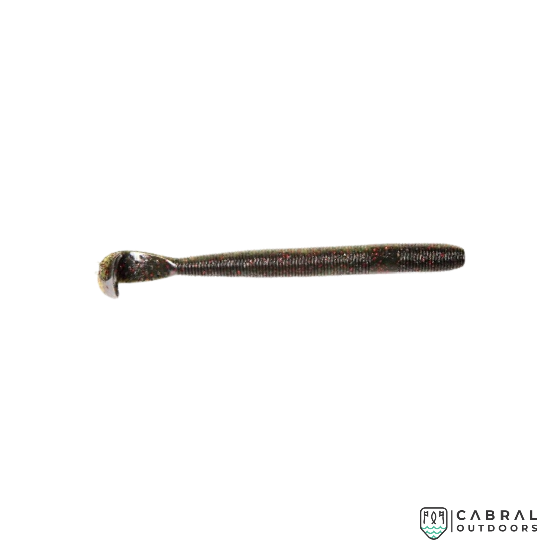 Zman 10X Tough Elaztech Turbo FattyZ | Size: 6" | 5pcs/pk Curly Tail Zman Cabral Outdoors