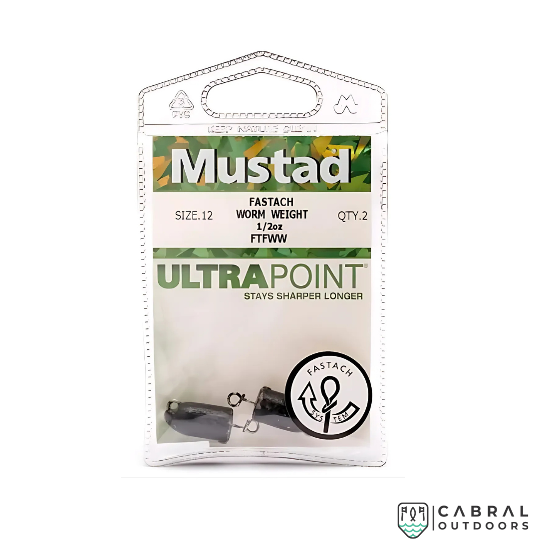 Mustad Fastach Worm Weight FTFW-BP | Weight: 21-70g