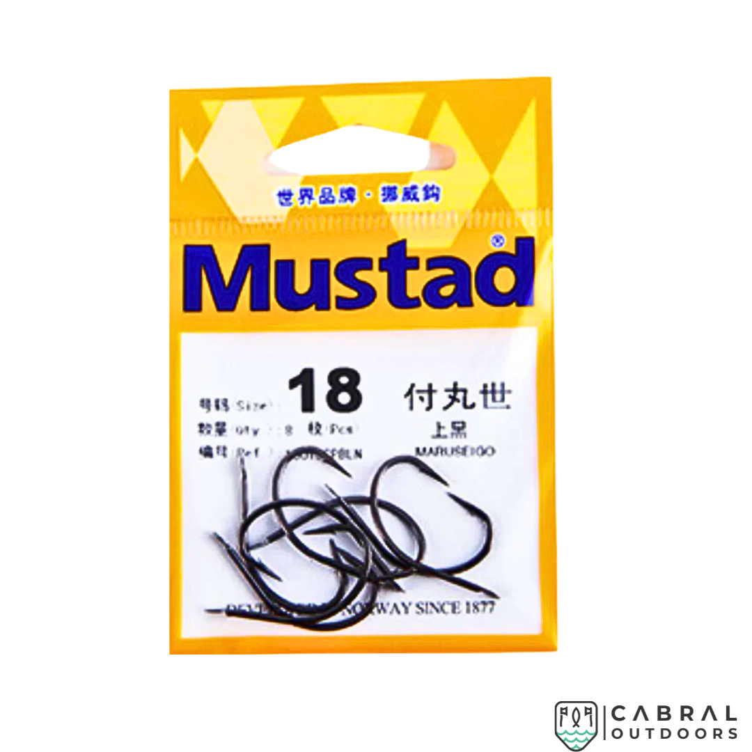 Mustad 10757 SP BN Chinu Hook Ringed Kirbed | Size-1-6