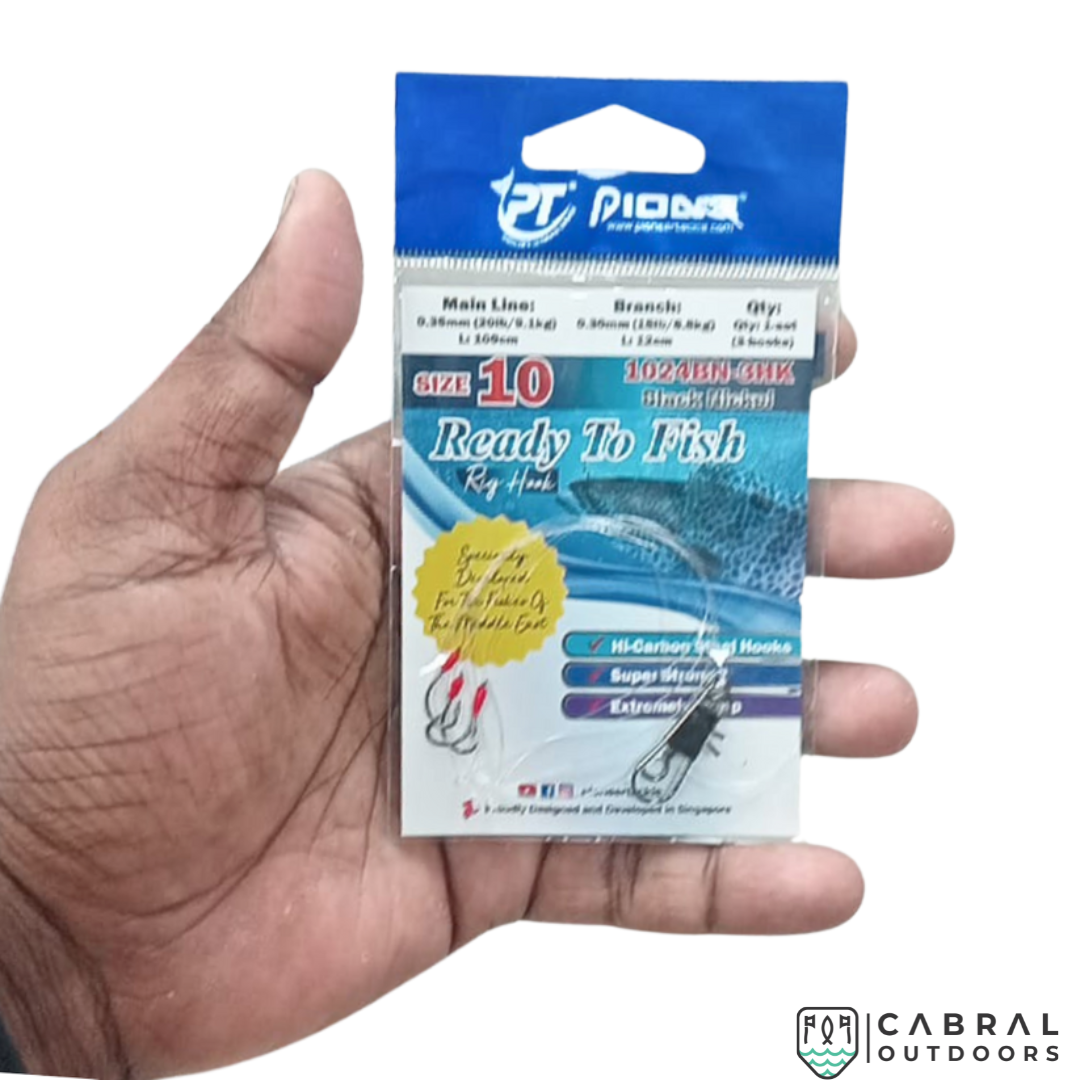 Pioneer Ready To Fish (Rig Hook) 1024BN-3HK | Size :10-24