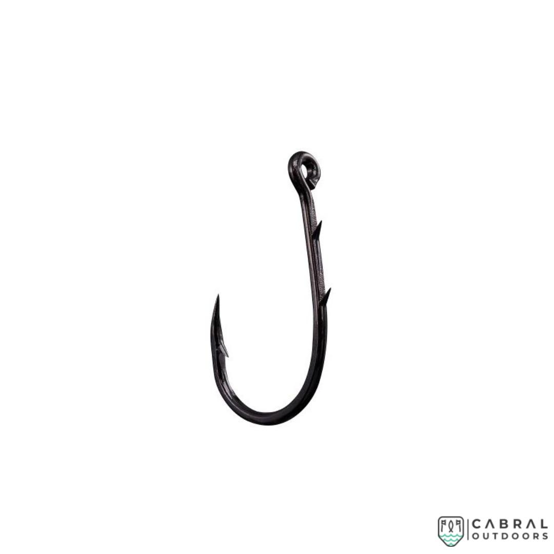 Mustad 10757 SP BN Chinu Hook Ringed Kirbed | Size-1-6