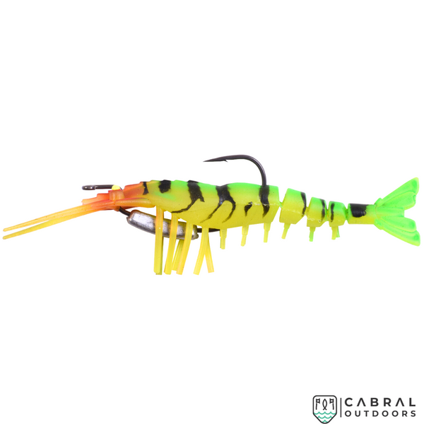 Shrimp With Worm Hooks | 13cm | 17g | Pack of 1