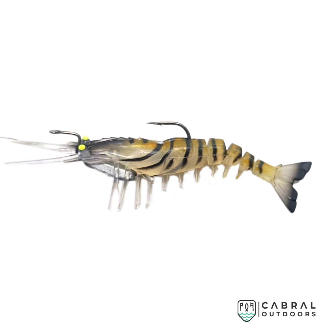 KrillKast Shrimp lures with worm hook | 13cm | 17g | Pack of 1  Shrimp  SHRIMP  Cabral Outdoors  