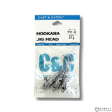 Cast & Catch Hookara Jighead |Size:-2/0-6/0 | Weight:-10g-22g |4pcs/pkt  Jig Head  Cast & Catch  Cabral Outdoors  