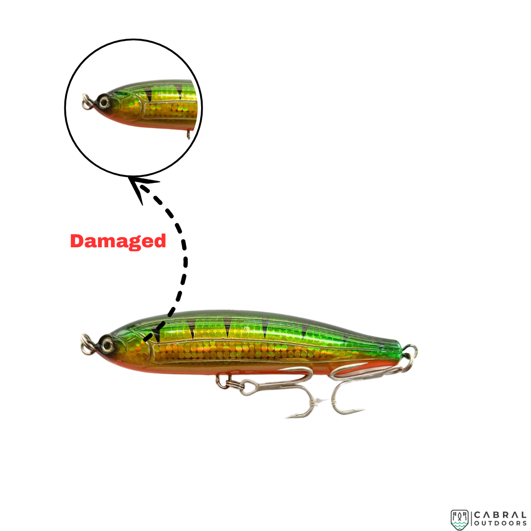 esca viscose fishing lure Stock Clearance) Lucana Gunfish Floating Topwater Lure | Size: 12 cm | 33 g | Cabral Outdoors