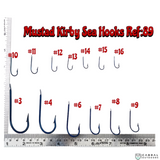 Mustad Kirby Sea Hook 89 |100 Pcs| Size: 3-12