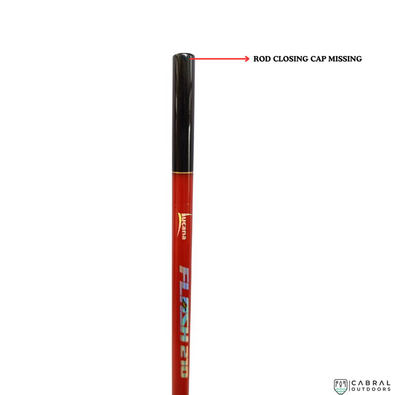 [B-Stock] Lucana Flash Fibre Glass Pole Rod | 7ft