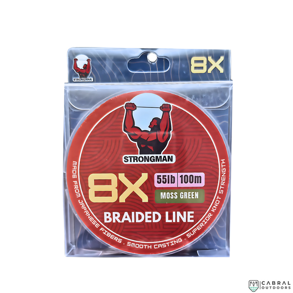 Strongman  8X Braided Line | 26lb-55lb | 100m