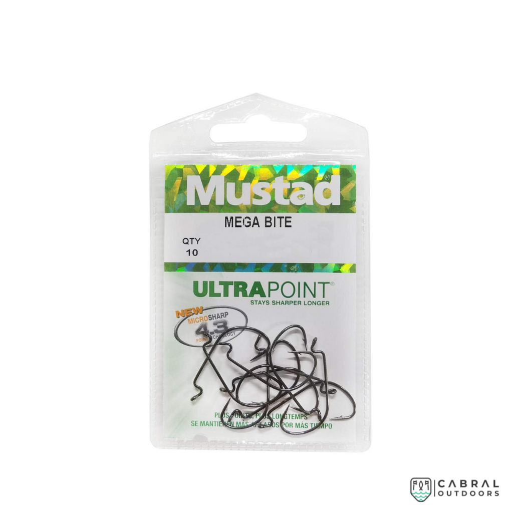 Mustad 37177NP-BN Mega Bite Hook Size-2 10pcs/pkt Cabral