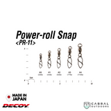 Decoy PR-11 Power Roll Snap | #0-#4  Snap and Swivel  Decoy  Cabral Outdoors  