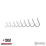 Decoy KR-31B Octopus Black Nickeled Hook | #3-#6/0  Worm hook  Decoy  Cabral Outdoors  