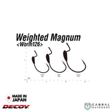 Decoy Worm-126 Weighted Magnum Hook | #6/0-#10/0