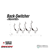 Decoy Worm-103 Back Switcher Hook | #2/0-#5/0  Worm hook  Decoy  Cabral Outdoors  