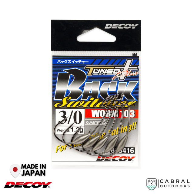 Decoy Worm-103 Back Switcher Hook | #2/0-#5/0  Worm hook  Decoy  Cabral Outdoors  