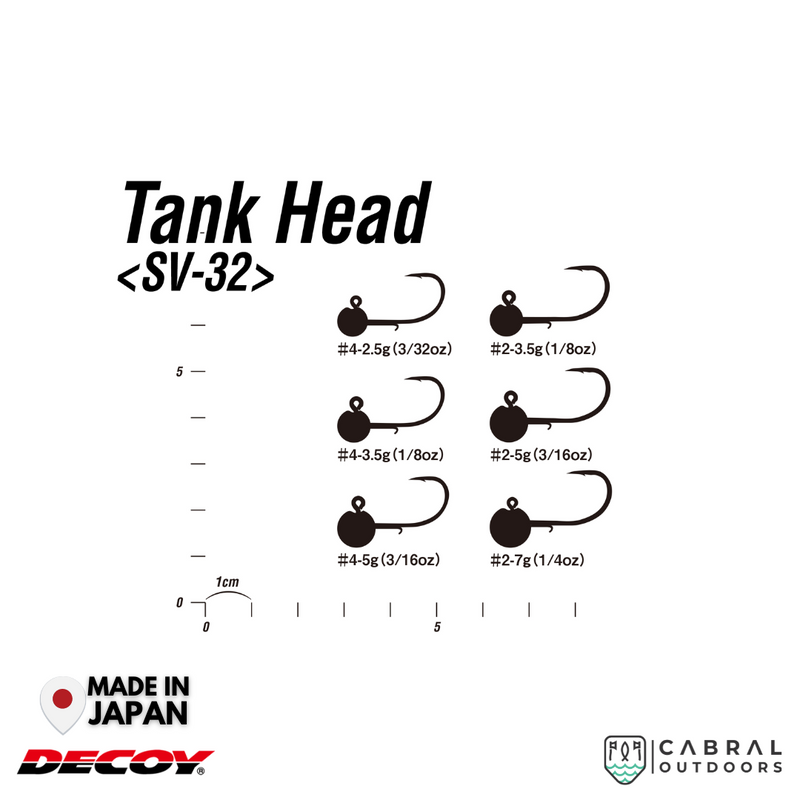 Decoy SV-32 Tank Head | #2-#4 | 5g-7g