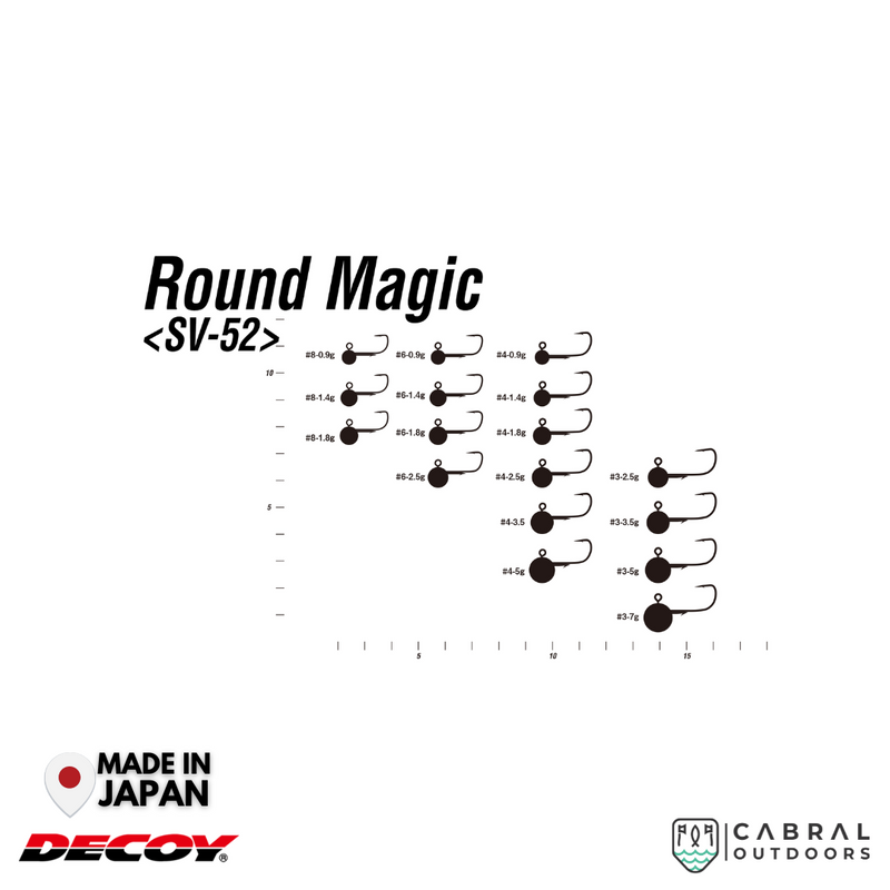 Decoy SV-52 Round Magic Jighead | #6-#4 | 2.5g-5g