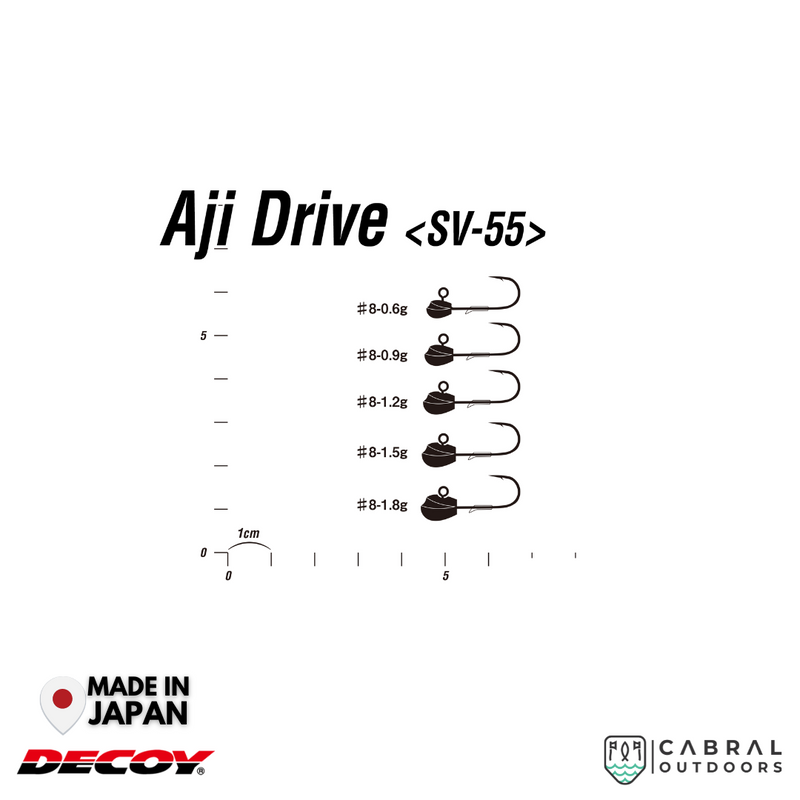 Decoy SV-55 Aji Drive Jighead  |