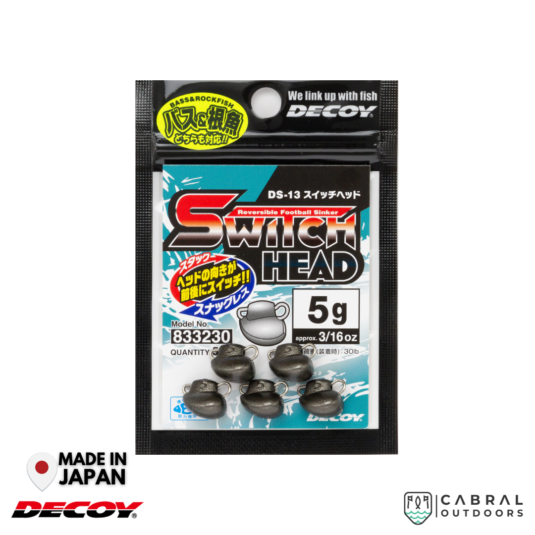 Decoy DS-13 Switch Head Sinker | 5g-14g