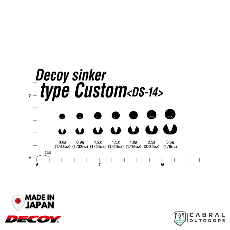 Decoy DS-14 Sinker Type Custom | 1.8g-3.5g