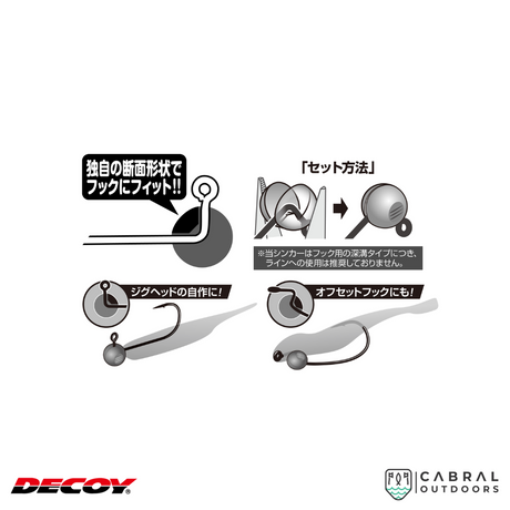 Decoy DS-14 Sinker Type Custom | 1.8g-3.5g  sinker  Decoy  Cabral Outdoors  