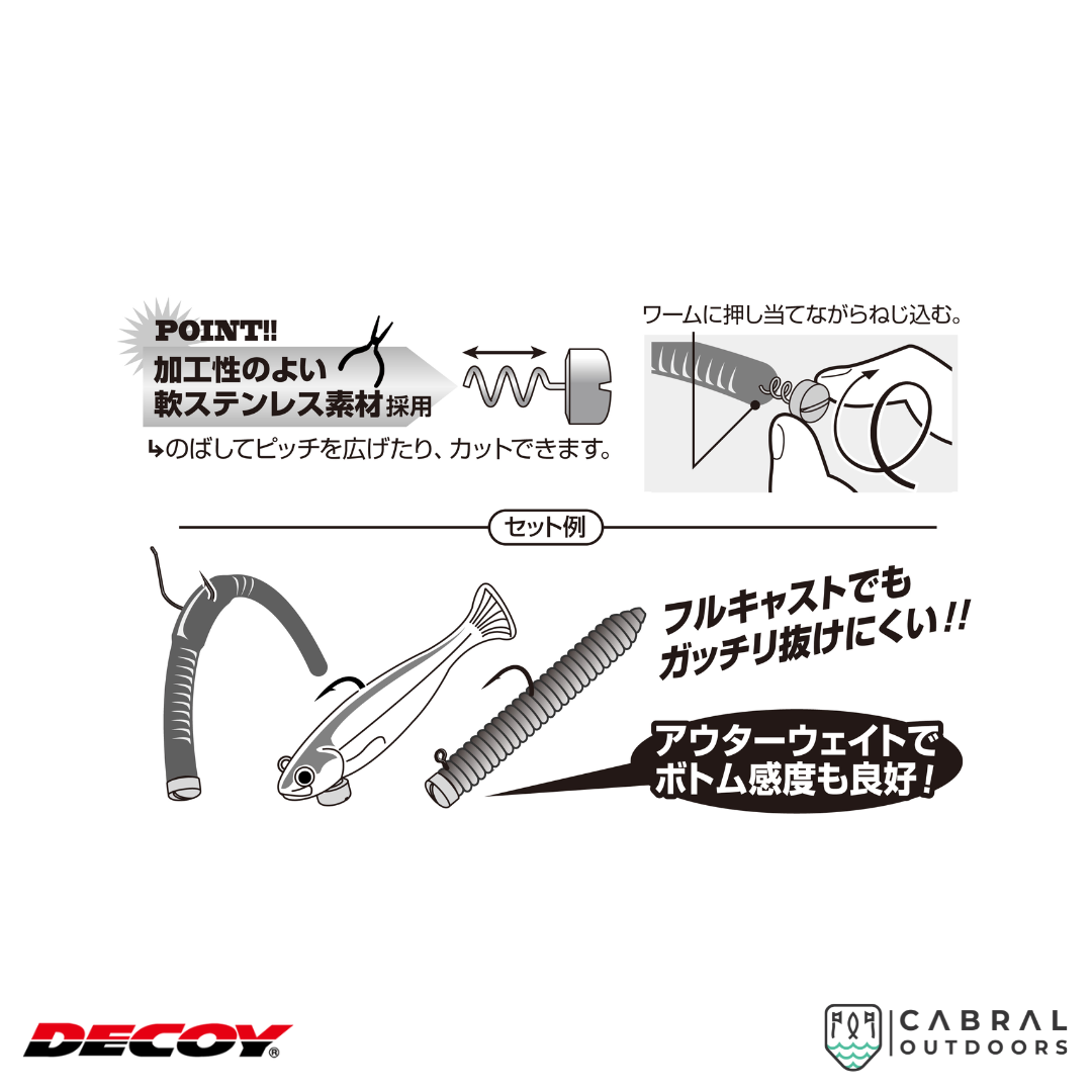 Decoy DS-15 Sinker Type Coil | 2.5g-5g