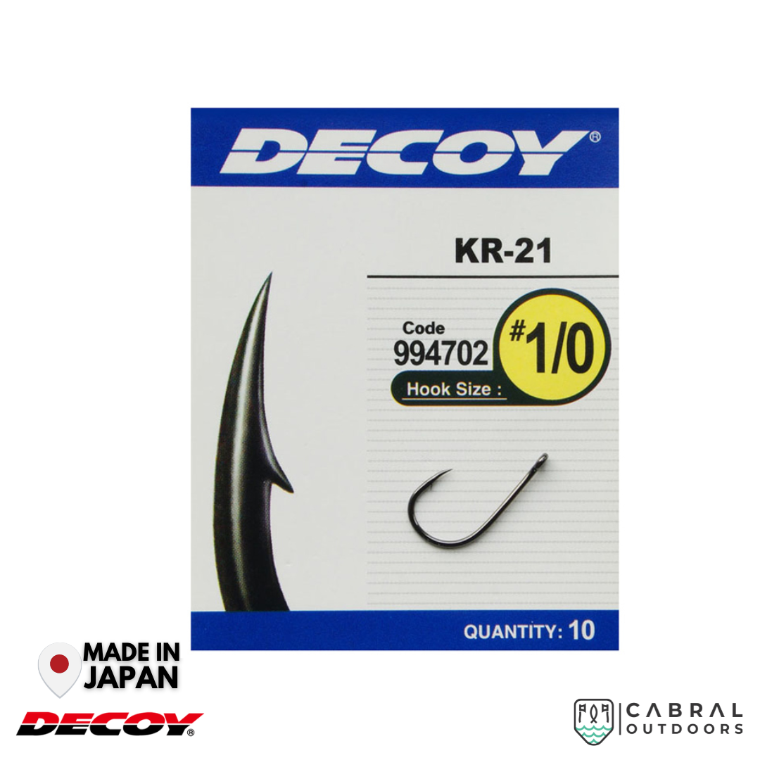 Decoy KR-21 Black Nickeled Hook | #6-#1/0