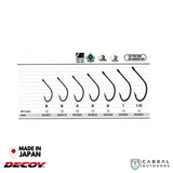 Decoy KR-23 Black Nickeled Hook | #6-#1/0  Worm hook  Decoy  Cabral Outdoors  