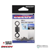 Decoy DR-1 Rolling Swivel | #10-#5/0  Swivel  Decoy  Cabral Outdoors  