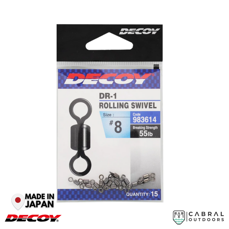 Decoy DR-1 Rolling Swivel, #10-#5/0, Cabral Outdoors