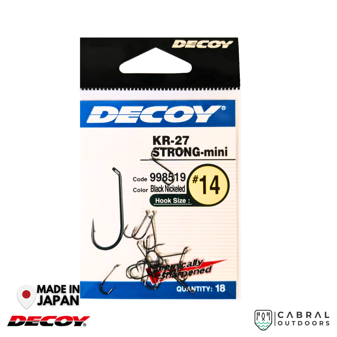 Decoy KR-27 Strong Mini Hook | #22-#14  Worm hook  Decoy  Cabral Outdoors  