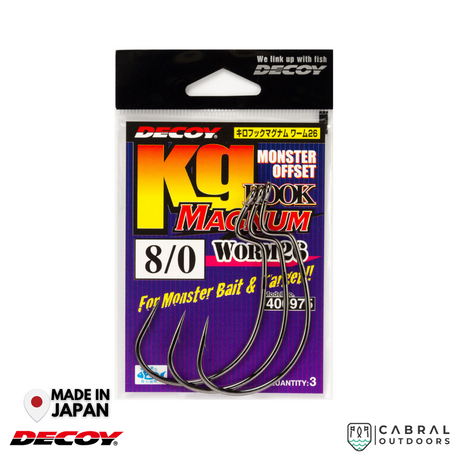 Decoy  Worm-26 KG Hook Magnum | #6/0-#10/0  Worm hook  Decoy  Cabral Outdoors  