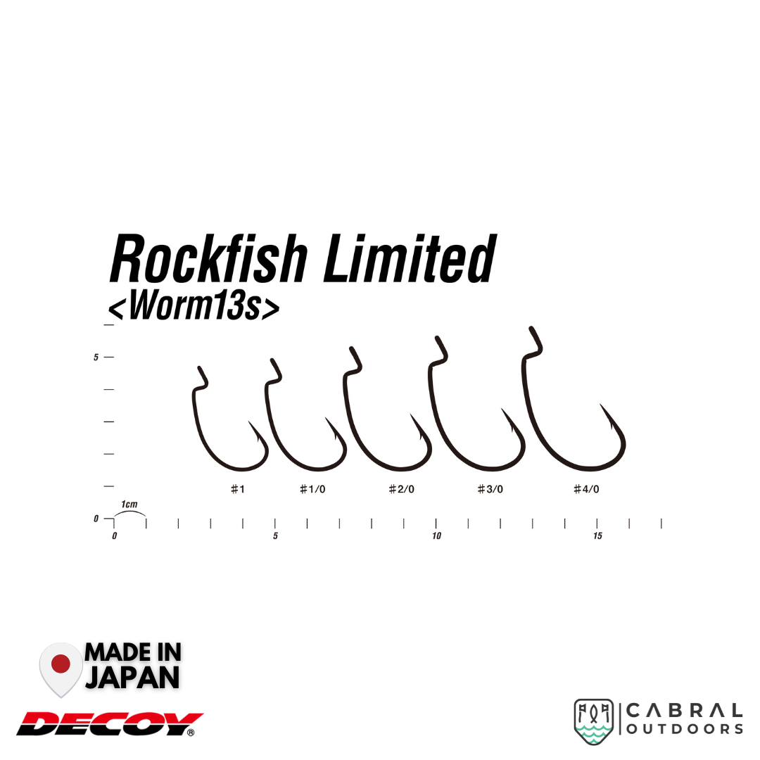 Decoy Worm-13S Rock Fish Limited Hook | #1-#4/0