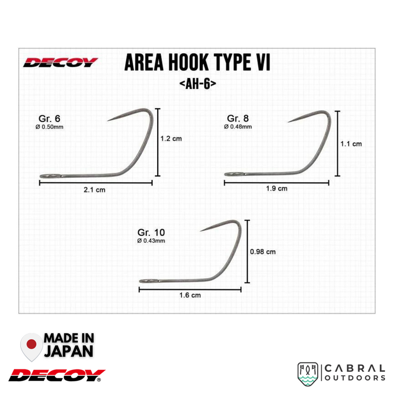 Decoy AH-6 Area Hook Type VI Spic | #10-#6