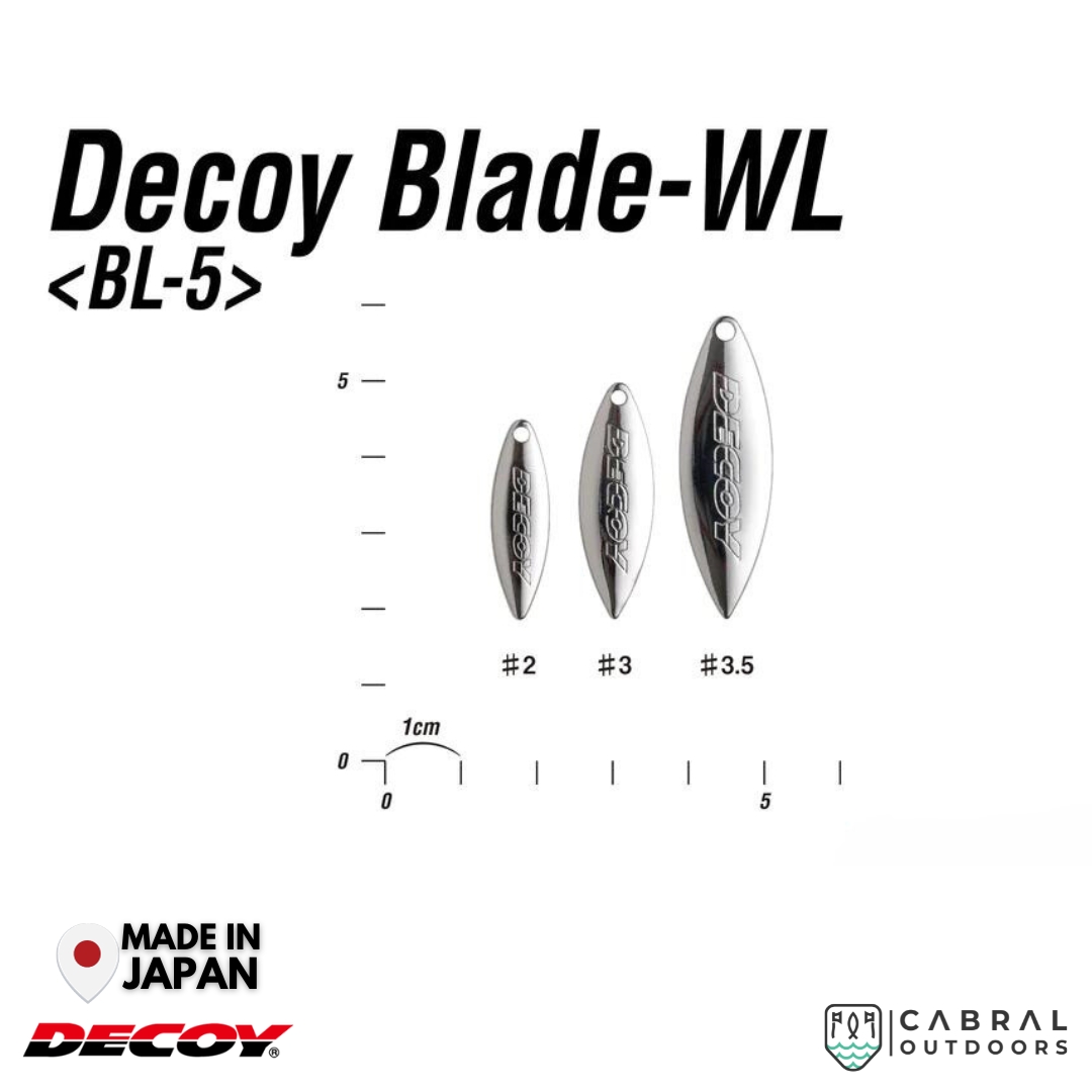 Decoy BL-5G Willow Leaf Gold | #2-#3.5  Blade  Decoy  Cabral Outdoors  