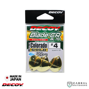 Decoy BL-7G Blade CR Gold | #1-#4  Blade  Decoy  Cabral Outdoors  