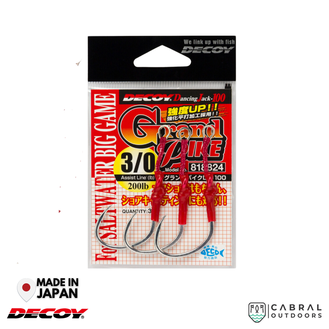 Decoy DJ-100 Grand Pike| #1-#8/0  Assist Hooks  Decoy  Cabral Outdoors  