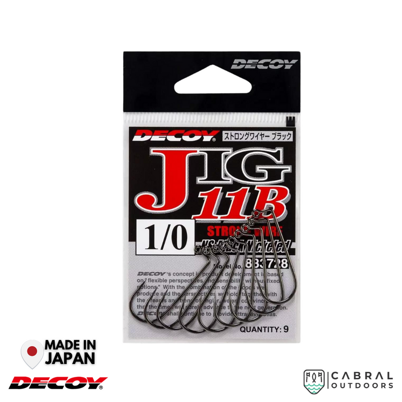 Decoy Jig-11B Strong Wire Black  | #2-#5/0