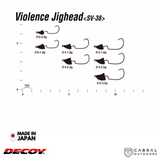 Decoy SV-38  Violence Jighead| #3-#6 | 1.8g-3.5g  Jig Head  Decoy  Cabral Outdoors  