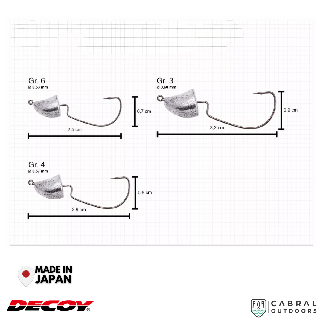 Decoy SV-38  Violence Jighead| #3-#6 | 1.8g-3.5g